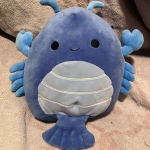 Squishmallows Blue and Light Gray Plush